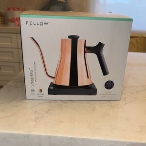 Fellow Stagg EKG Electric Kettle - Polished Copper and Black